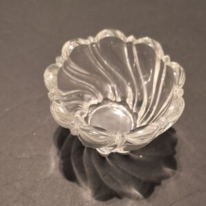 Crystal Clear Decorative Glass Bowl